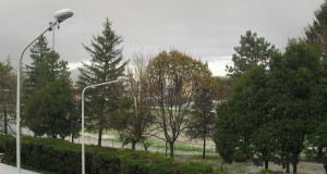 Il "Comunale" sotto la grandine