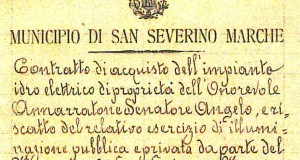 Il contratto firmato 100 anni fa