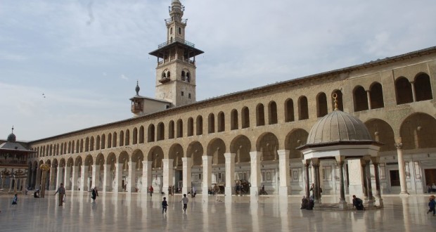Damasco, cortile della moschea degli Omayyadi
