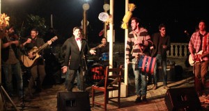 La band impegnata in una serata a Villa Collio