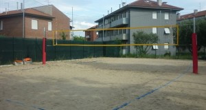 Il vecchio campo da beach volley