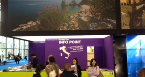 Lo stand delle Marche alla Bit di Milano
