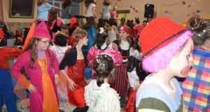 Un momento della festa di Carnevale all'Oratorio