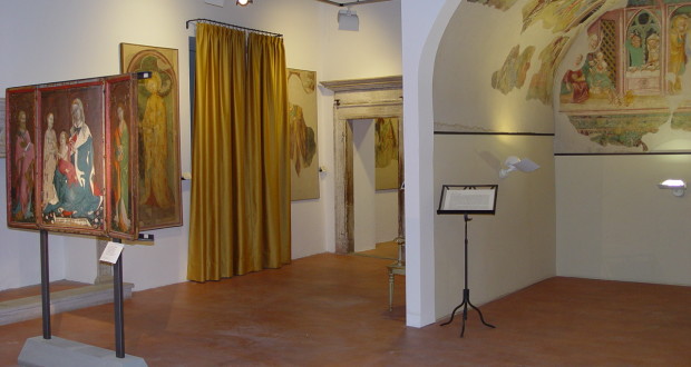 Una sala espositiva della Pinacoteca