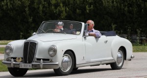 Alessandro Marziali su Lancia Aurelia (1950)