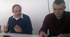 A sinistra Aldo Benfatto, a destra Daniel Taddei, nuovo segretario provinciale della Cgil