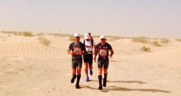 Cruciani alla maratona nel deserto