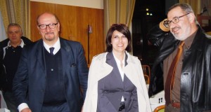 L'europarlamentare Angelilli con il dottor Pietro Cruciani