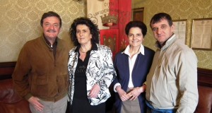 Italina Ridolfi e Palmina Gentili con il sindaco Martini e l'assessore Pelagalli
