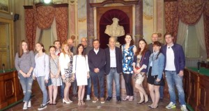 La delegazione di studenti russi ricevuta in Comune