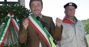 Martini e Piermattei al monumento di Chigiano