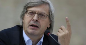 Il critico d'arte Vittorio Sgarbi