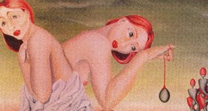 Una delle opere in mostra