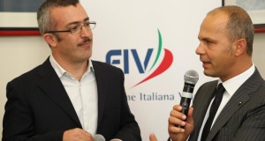 Oliviero Carducci alla presentazione del nuovo look a Roma