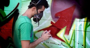 Un writer all'opera nel "Ffwd"