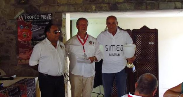 Paciaroni premiato al "Trofeo Pieve"