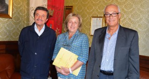 Il nuovo segrario comunale con il sindaco e il vicesindaco