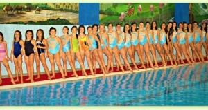 Le giovanissime del nuoto sincronizzato