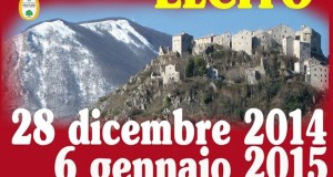 La locandina del Presepio vivente 2014