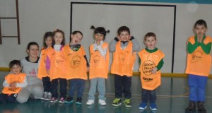 Alcuni dei piccoli "atleti" del Centro di avviamento allo sport