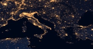 L'Italia illuminata
