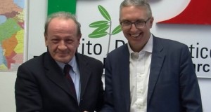 Ceriscioli (a destra), nuovo presidente della Regione