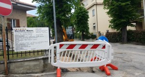 Lavori in corso in viale Europa