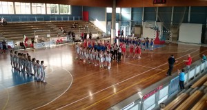 Un momento della manifestazione al palasport "Ciarapica"