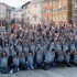 Il gruppone del BluGallery Team in Piazza del Popolo
