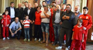 Castori accolto in municipio