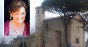 Maria Cutini e la chiesa di Cesolo dove saranno celebrati i funerali