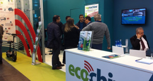 Stand espositivo di eco-chip
