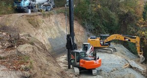 Primi interventi sulla strada