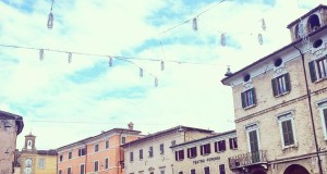 Piazza in allestimento