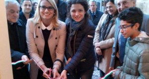 L'inaugurazione della mostra a ottobre