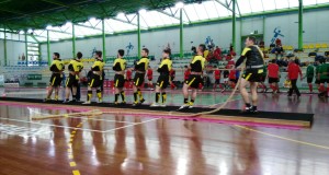 Gli atleti del Giaguaro in pedana