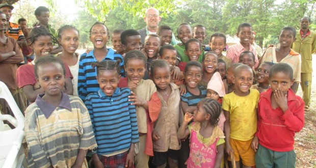 I bambini della scuola in Etiopia
