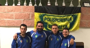 Gli azzurri della Polisportiva Serralta
