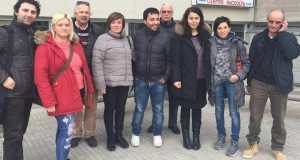 La Ricciatti in visita all'ospedale