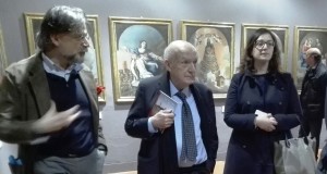 Da sinistra: l'architetto Cristini, il direttore Paolucci e l'assessore Gregori