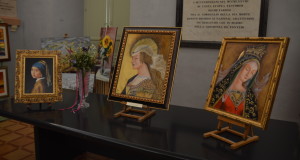 Alcune delle opere in mostra
