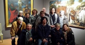 L'assessore Simona Gregori con un gruppo di visitatori