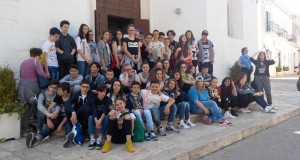 Alunni di terza media in gita in Puglia