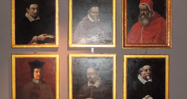I ritratti dei primi vescovi e di Papa Sisto V