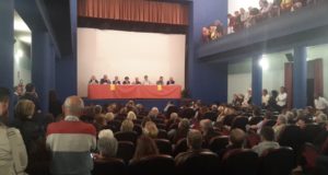 La sala del "San Paolo" gremita di persone per il confronto a 6 durante la scorsa campagna elettorale