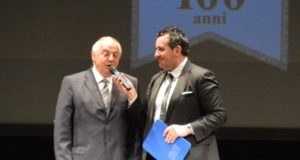 Il presidente Claudio Brunacci in occasione del centenario dell'azienda