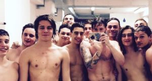 I ragazzi della squadra salita in serie C