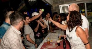 Un momento della festa al "San Pacifico" (foto d'archivio)