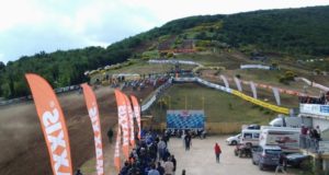 La pista del "San Pacifico" durante la prova del Campionato italiano Mx1-Mx2
