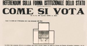 La scheda di 70 anni fa